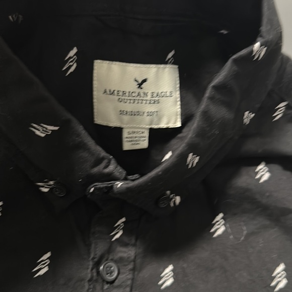 🐲 Bundle of 3 American Eagle Short Sleeve Button Up Shirts - Picture 9 of 10